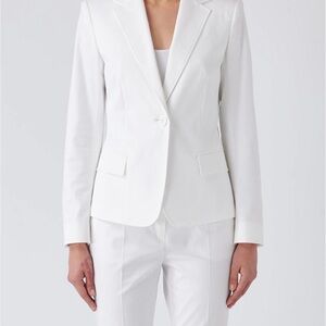 MaxMara Classic White Blazer